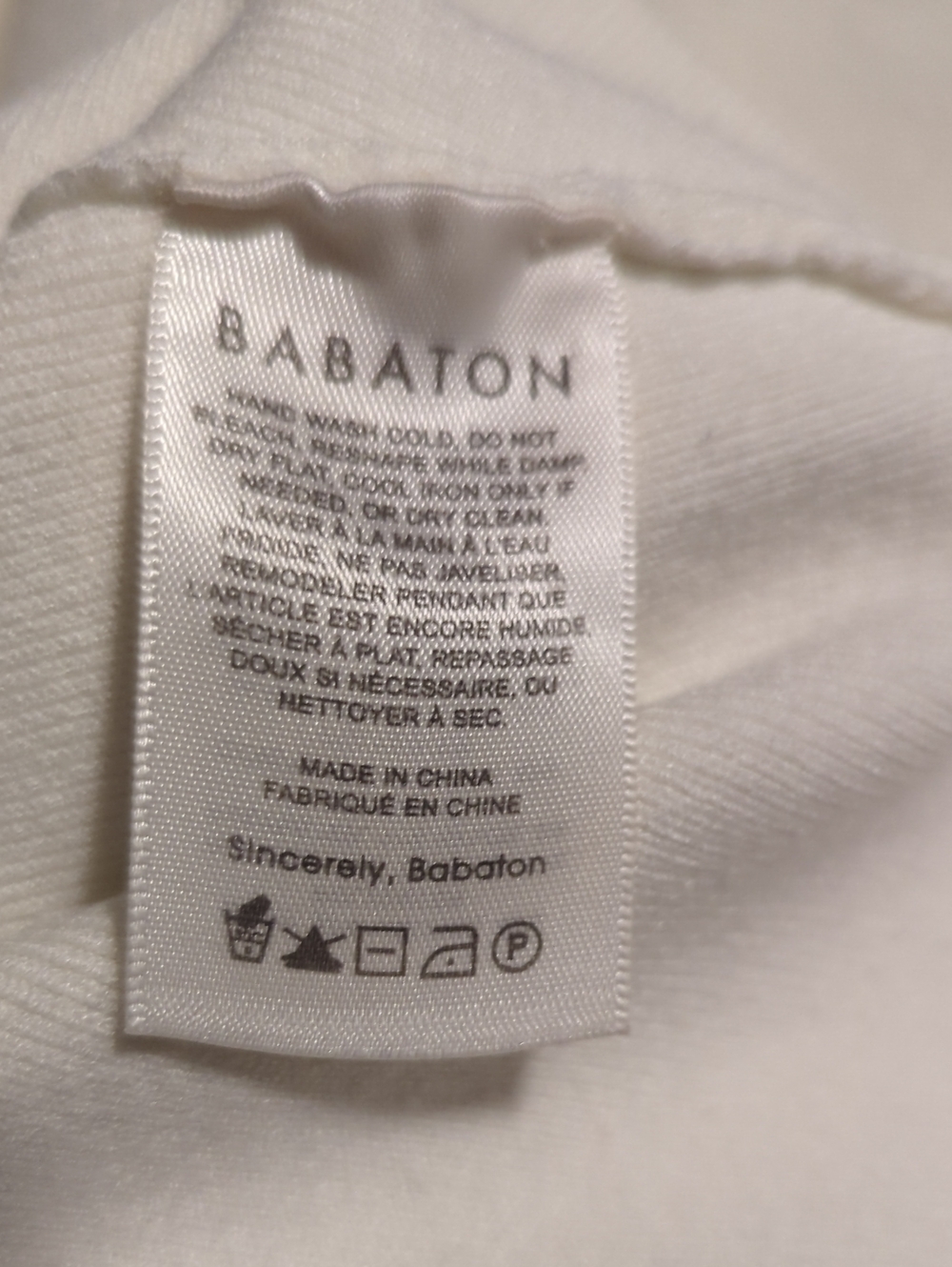 Babaton V-Neck Oversized Cream Sweater - Picture 6 of 7